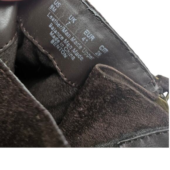 Franco Sarto 9 Black Leather Harness Boot Ankle Biker Moto Boho Western - Picture 2 of 4